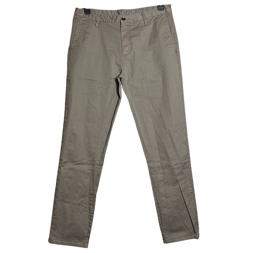 Vuori Collins Chino Pant MENS 34x31 Cocoa Gray Stretch Cotton Twill NWOT V433